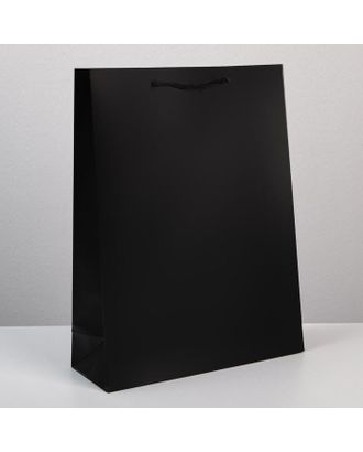 Пакет ламинированный «Чёрный», L 31 х 40 х 11,5 см арт. СМЛ-159826-1-СМЛ0006582803