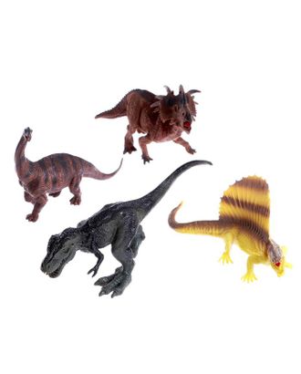 Набор динозавров "Юрский период", 4 фигурки арт. СМЛ-162491-1-СМЛ0006625752