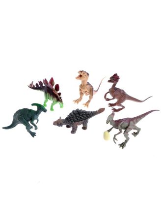 Набор динозавров "Юрский период", 6 фигурок арт. СМЛ-162492-1-СМЛ0006625753