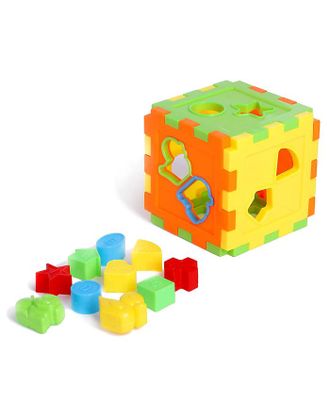 Развивающая игрушка-сортер «Куб» со счётами арт. СМЛ-95429-1-СМЛ0000668915