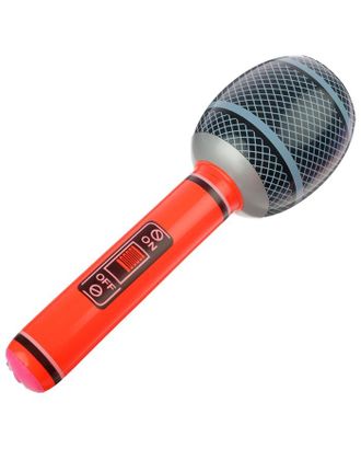 Игрушка надувная «Микрофон», 30 см, цвета МИКС арт. СМЛ-95487-1-СМЛ0000679515