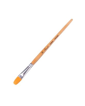 Кисть Синтетика Овальная ЗХК "Сонет" №12 (12 мм), короткая ручка пропитана лаком арт. СМЛ-208978-1-СМЛ0006877780