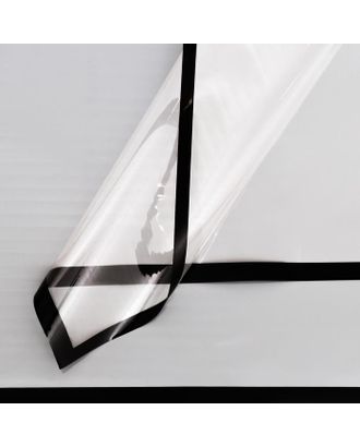 Пленка глянцевая "Полоса", 58*58 см, черный арт. СМЛ-183478-1-СМЛ0006893342