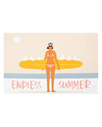 Купить Текстиль для ванной цвет серый Полотенце пляжное Этель Endless summer 96х146 см, 100% хлопок арт. СМЛ-154027-1-СМЛ0006897049 оптом в Гомеле