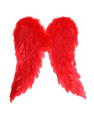 Крылья «Ангел», 50х50, цвет красный арт. СМЛ-158358-1-СМЛ0006900031