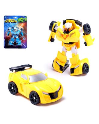 Робот-трансформер "Автобот", цвет жёлтый арт. СМЛ-148975-1-СМЛ0006900060