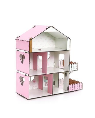 Кукольный дом без мебели «Doll Style» арт. СМЛ-150999-1-СМЛ0006901122