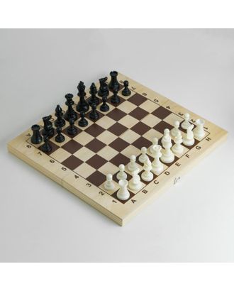 Шахматы гроссмейстерские 43х43 см, фигуры пластик, король h=9.7 см, пешка 4.2 см арт. СМЛ-149643-1-СМЛ0006903713