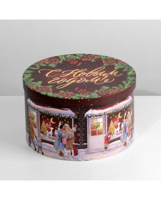 Коробка подарочная «Новогодние истории», 15 × 18 см арт. СМЛ-163904-1-СМЛ0006906919