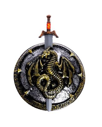 Набор рыцаря "Воин дракона", щит и меч арт. СМЛ-193148-1-СМЛ0006911845