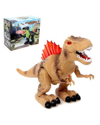 Динозавр «Рекс», эффект дыма, свет и звук, работает от батареек арт. СМЛ-159009-1-СМЛ0006918431