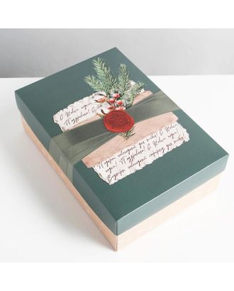 Коробка складная «Посылка»,  30 × 20 × 9 см арт. СМЛ-168140-1-СМЛ0006926250
