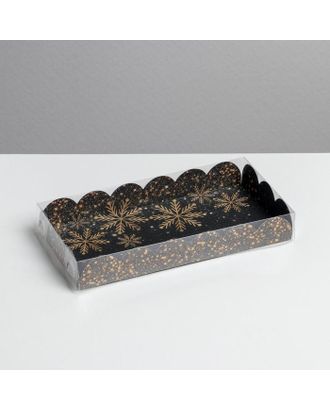 Коробка для кондитерских изделий с PVC крышкой «Мечта», 10.5 × 21 × 3 см арт. СМЛ-160844-1-СМЛ0006930834