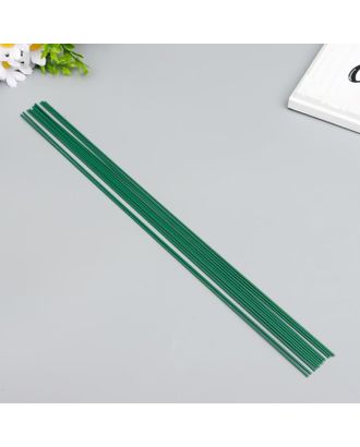 Проволока флористическая "Blumentag" 1.6 мм, 12 шт, 40 см, в пластиковой оплётке зеленый арт. СМЛ-153171-1-СМЛ0006954135