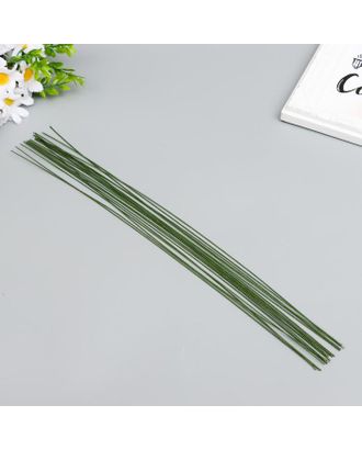 Проволока флористическая "Florico" 0.95 мм, 20 шт, 40 см, в бумажной оплётке, зелёный арт. СМЛ-153188-1-СМЛ0006954153