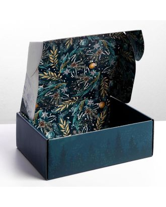 Коробка складная «Сказочного Нового года», 27 × 21 × 9 см арт. СМЛ-163979-1-СМЛ0006968687