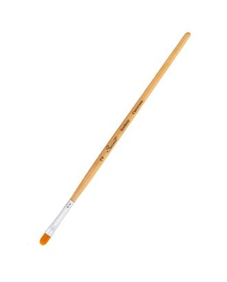 Кисть Синтетика Овальная ЗХК Сонет № 2 (5 мм), короткая ручка с покрытием лака арт. СМЛ-209219-1-СМЛ0006970977