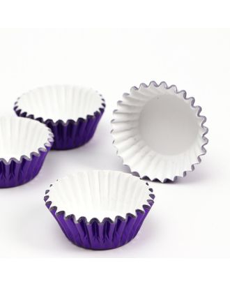 Форма для выпечки круглая, 3,5*2см фиолетовый арт. СМЛ-197106-1-СМЛ0007008122