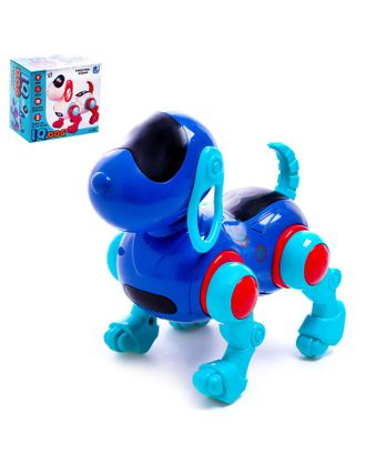 WOOW TOYS Собака "IQ DOG", ходит, поет, работает от батареек, цвет синий арт. СМЛ-192467-1-СМЛ0007024611