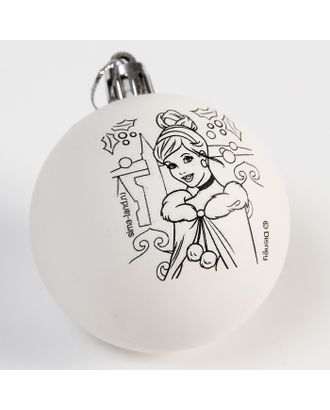 Набор для творчества Новогодний шар Принцессы: Золушка, размер шара 5,5 см арт. СМЛ-199187-1-СМЛ0007024624