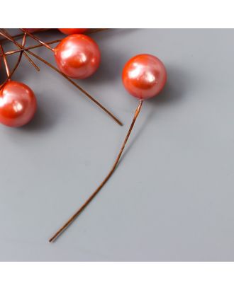 Декор для творчества "Шарик персиковый жемчужный" d=1,5 см набор 20 шт 6х1,5х1,5 см арт. СМЛ-201288-1-СМЛ0007039103
