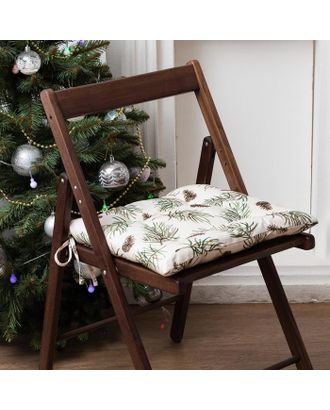 Сидушка на стул "Этель" Christmas tree  42х42см, 100% хл, саржа 190  г/м2 арт. СМЛ-184962-1-СМЛ0007053849
