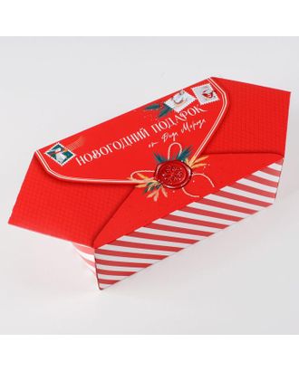 Сборная коробка‒конфета «Новогодняя почта», 18 × 28 × 10 см арт. СМЛ-180099-2-СМЛ0007060236