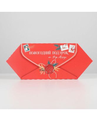 Сборная коробка‒конфета «Новогодняя почта», 18 × 28 × 10 см арт. СМЛ-180099-1-СМЛ0007060241