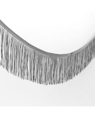 Тесьма декоративная «Бахрома», 10 см, 5 ± 0,5 м, цвет белый арт. СМЛ-212304-4-СМЛ0007112606