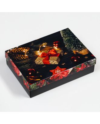 Подарочная коробка сборная "Волшебная ночь", 21 х 15 х 5,7 см арт. СМЛ-164884-1-СМЛ0007119687