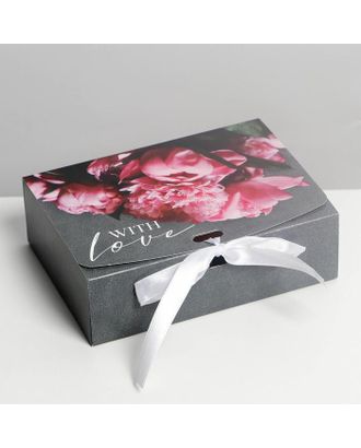 Коробка складная подарочная «Present», 16.5 × 12.5 × 5 см арт. СМЛ-168159-1-СМЛ0007120104