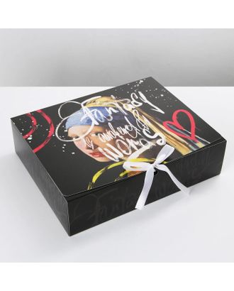 Коробка складная подарочная «Искусство», 31 × 24,5 × 9 см арт. СМЛ-170314-1-СМЛ0007120254