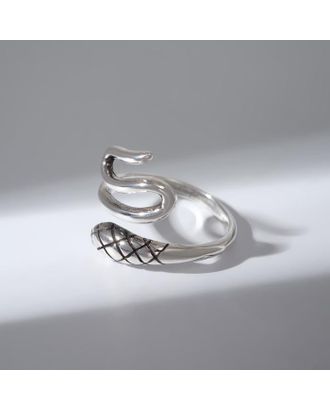 Кольцо "Искуситель", цвет серебро, безразмерное арт. СМЛ-163528-1-СМЛ0007120491