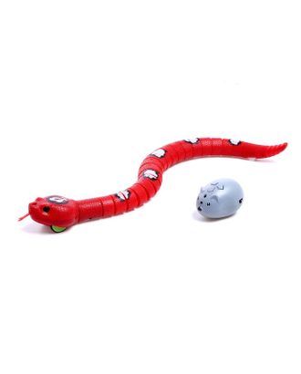 Змея радиоуправляемая "Джунгли", работает от аккумулятора, цвет красный арт. СМЛ-212396-1-СМЛ0007137053