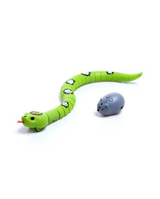 Змея радиоуправляемая "Джунгли", работает от аккумулятора, цвет зеленый арт. СМЛ-212397-1-СМЛ0007137054