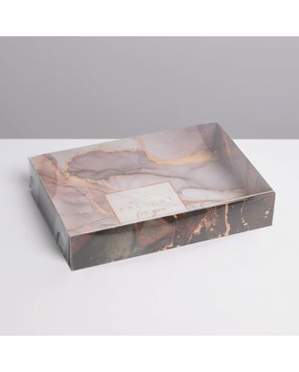 Коробка для кондитерских изделий  Present, 17 × 12 × 3 см арт. СМЛ-189598-1-СМЛ0007150242
