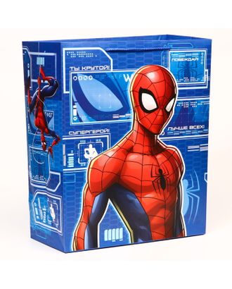 Пакет подарочный, Человек-паук, 40х49х19 см арт. СМЛ-217292-1-СМЛ0007153480