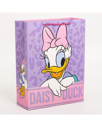 Пакет подарочный "Daisy duck", Минни Маус, 31х40х11,5 см арт. СМЛ-211501-1-СМЛ0007153498