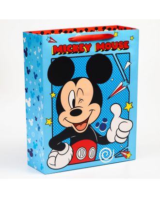 Пакет подарочный "Mickey Mouse", Микки Маус, 31х40х11,5 см арт. СМЛ-200215-1-СМЛ0007153504