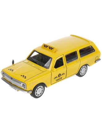 Машина металл. "ГАЗ-2402 "Волга" такси", 12 см, двери, багаж, цвет желтый 2402-12TAX-YE арт. СМЛ-161535-1-СМЛ0007154166