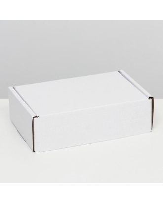Коробка самосборная "Почтовая", белая, 26 х 17 х 8 см, арт. СМЛ-169095-1-СМЛ0007159606