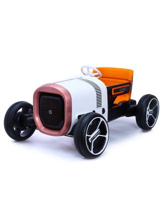 Электромобиль "Ретро", 2 мотора, цвет оранжевый арт. СМЛ-194732-1-СМЛ0007163360