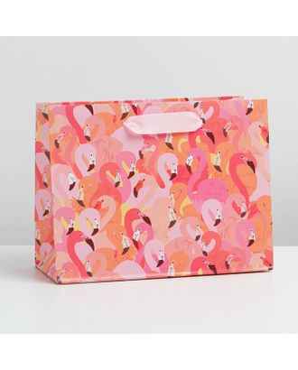 Пакет ламинированный вертикальный «Фламинго», MS 18 × 23 × 10 см арт. СМЛ-230435-1-СМЛ0007164757