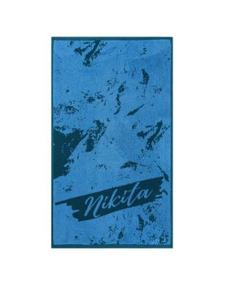 Полотенце махровое Этель "Никита" синий, 50х90см, 100% хлопок, 420гр/м2 арт. СМЛ-187255-1-СМЛ0007166983