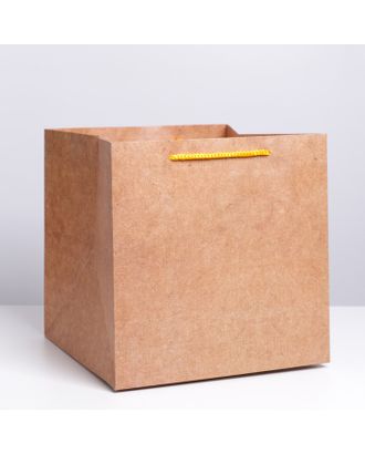 Пакет квадратный «Крафт», 30 × 30 × 30 см арт. СМЛ-192122-1-СМЛ0007167119