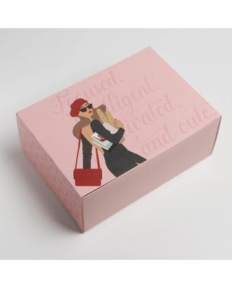 Коробка складная «GIRL», 20 × 15 × 8 см арт. СМЛ-194925-3-СМЛ0007182185