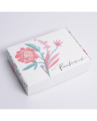 Коробка складная «Расцветай», 21 × 15 × 5 см арт. СМЛ-200039-1-СМЛ0007182204