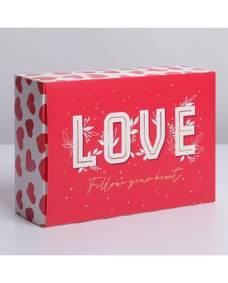 Коробка складная «Любовь», 16 × 23 × 7.5 см арт. СМЛ-200042-1-СМЛ0007182225