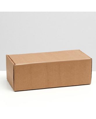 Коробка самосборная, без окна, крафт, 16 х 35 х 12 см арт. СМЛ-171072-1-СМЛ0007182352