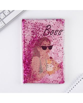 Ежедневник в обложке шейкер А5, 96 листов "Girl Boss" арт. СМЛ-224568-1-СМЛ0007295191